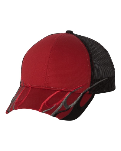 Outdoor Cap WAV605M Flame Trucker Cap