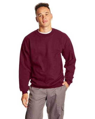 Hanes F260 Adult 9.7 oz. Ultimate Cotton 90/10 Fleece Crew