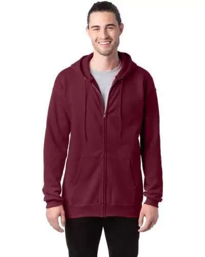 Hanes F280 Adult Ultimate Cotton 90/10 Full-Zip Hood