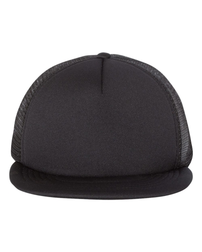 Mega Cap 6875 Foam Front Flat Bill Trucker Cap