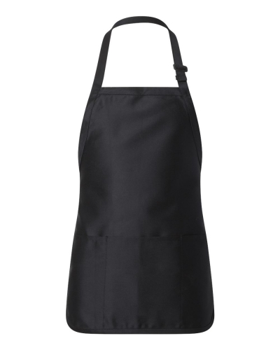 Q-Tees Q4250 FULL-LENGTH Apron WITH Pouch Pocket