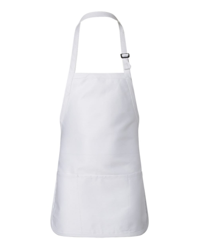 Q-Tees Q4250 FULL-LENGTH Apron WITH Pouch Pocket