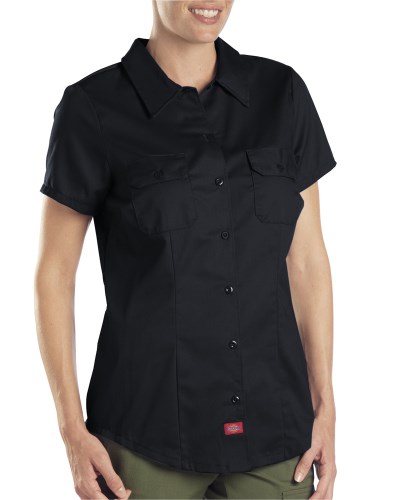 Dickies FS574 Ladies 5.25 oz. Short-Sleeve Twill Work Shirt