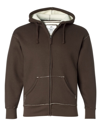 J. America 8985 Full-Zip Hooded Thermal with Sherpa Lining