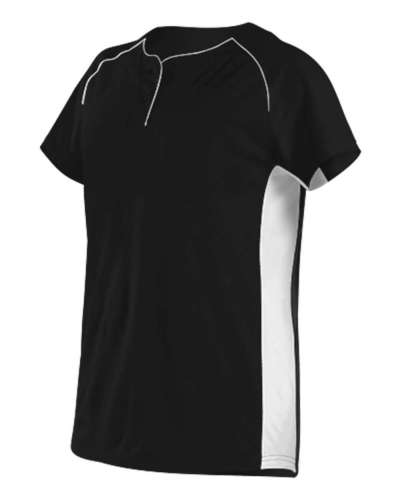 Alleson Athletic A00059 Girls Fastpitch 2 Button Jersey