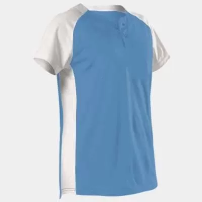 Alleson Athletic A00057 Girls' Two Button Fastpitch Jersey