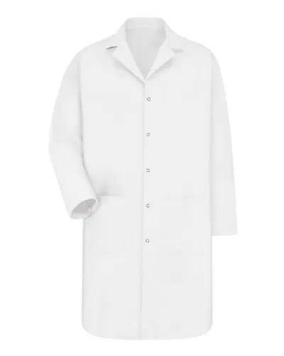 Red Kap KP18L Gripper Front Lab Coat - Long Sizes