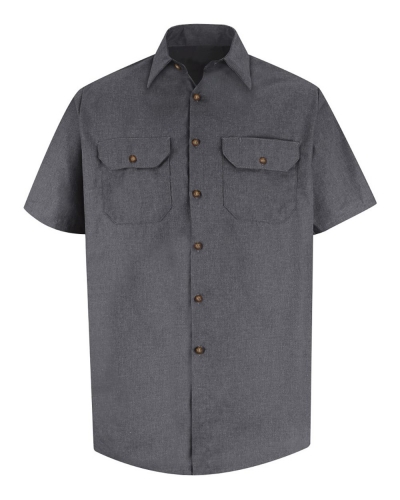 Red Kap SH20 Heathered Poplin Uniform Shirt