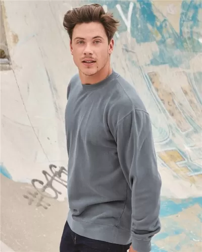 Independent Trading Co. PRM3500 Midweight Pigment-Dyed Crewneck Sweatshirt