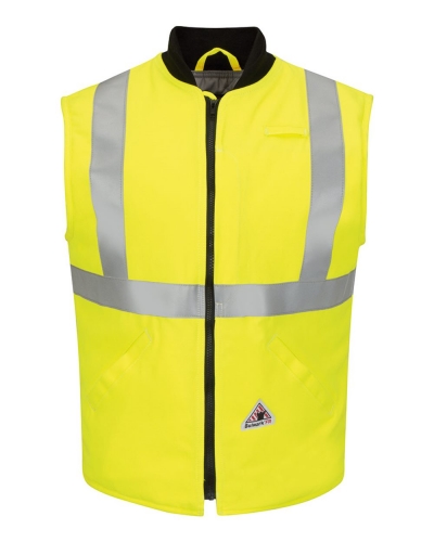 Bulwark VMS4HV Hi Vis Insulated Vest with Reflective Trim - CoolTouch®2