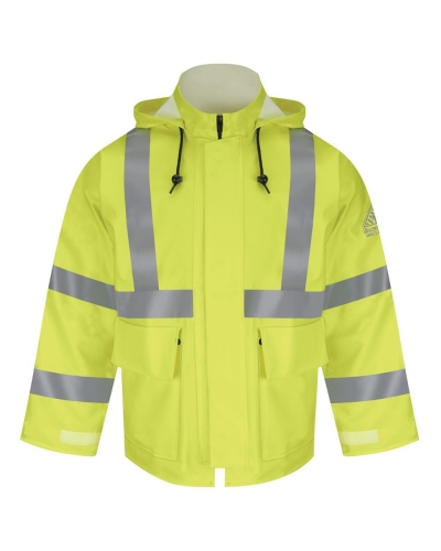 Bulwark JXN4 Hi-Visibility Flame-Resistant Rain Jacket