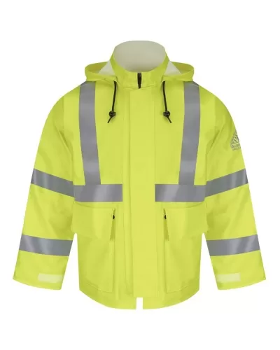 Bulwark JXN4 Hi-Visibility Flame-Resistant Rain Jacket