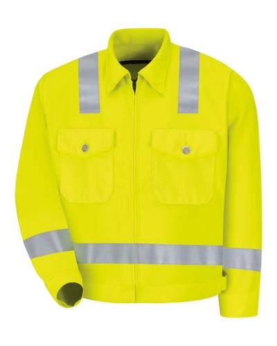 Red Kap JY32 Hi-Visibility Ike Jacket