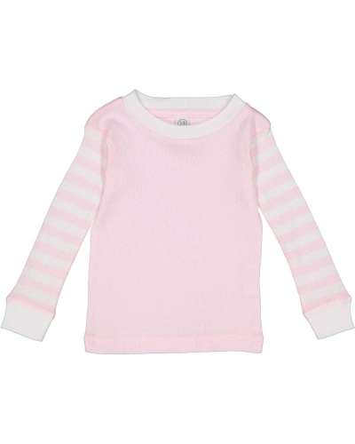 Rabbit Skins 101Z Infant Baby Rib Pajama LONG Sleeve Top