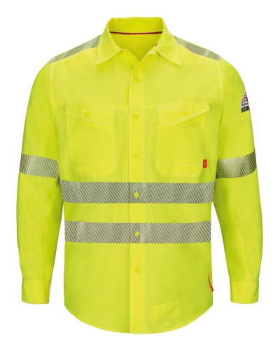 Bulwark QS40HVL iQ Series® Endurance Work Shirt, ANSI Class 3 Type R - Long Sizes