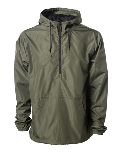 Independent Trading Co. EXP54LWP Lightweight Windbreaker Pullover Jacket