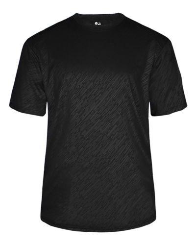 Badger 4131 Line Embossed Short Sleeve T-Shirt