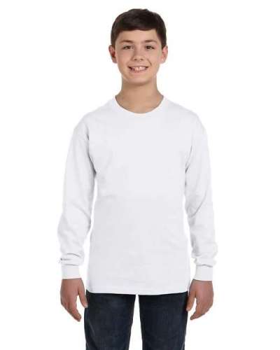 Gildan G540B Youth Cotton 5.3 oz. Long-Sleeve T-Shirt
