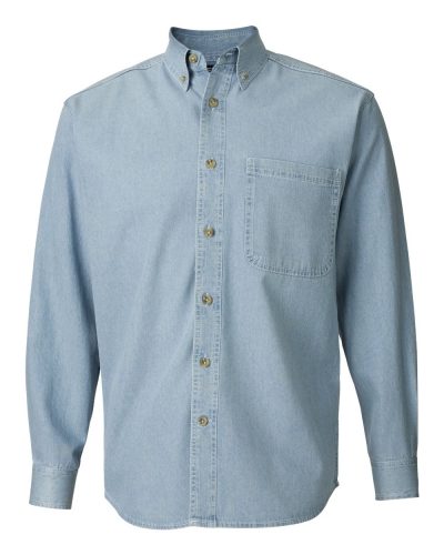 Sierra Pacific 3211 Denim Long Sleeve Shirt