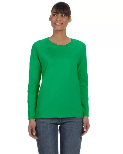 Gildan G540L Ladies Cotton Missy Fit Long-Sleeve T-Shirt