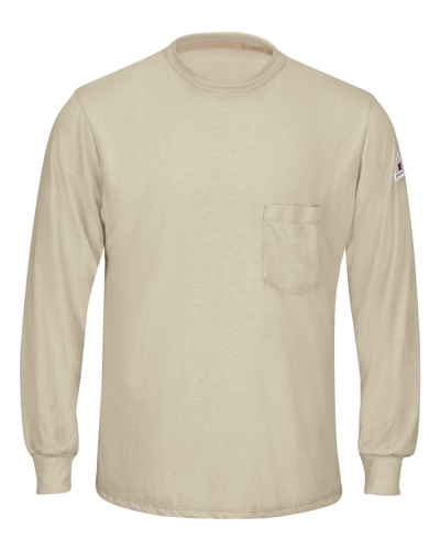 Bulwark SMT8L Long Sleeve Lightweight T-Shirt - Long Sizes