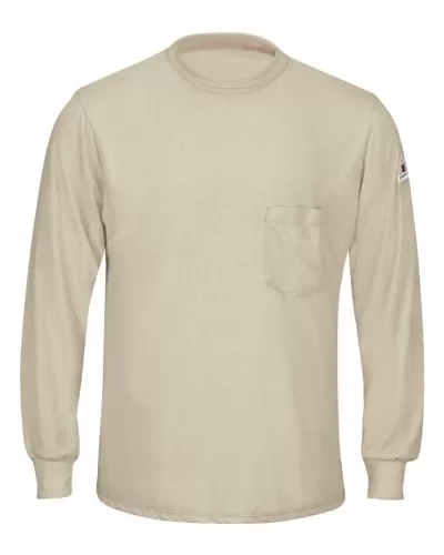 Bulwark SMT8L Long Sleeve Lightweight T-Shirt - Long Sizes