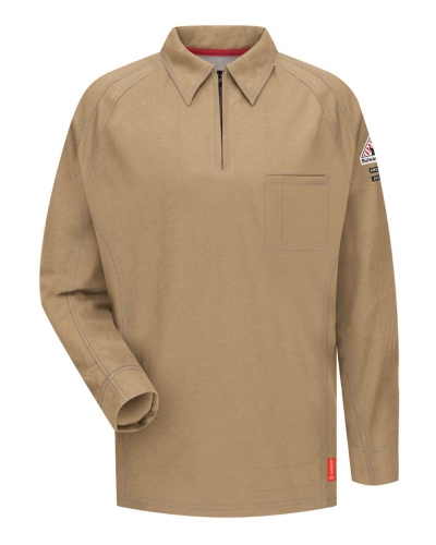 Bulwark QT12L Long Sleeve Polo Long Sizes