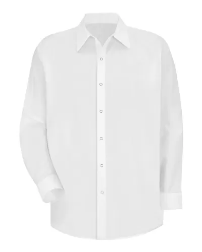 Red Kap SS16 Long Sleeve Specialized Polyester Work Shirt