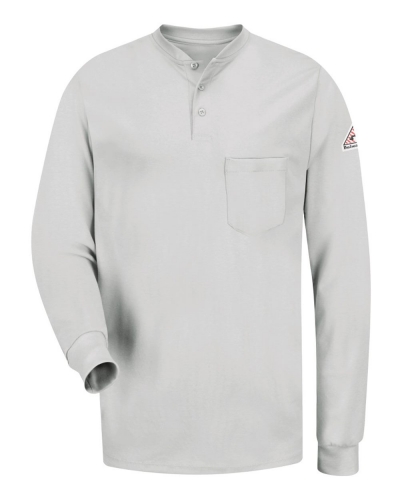 Bulwark SEL2 Long Sleeve Tagless Henley Shirt