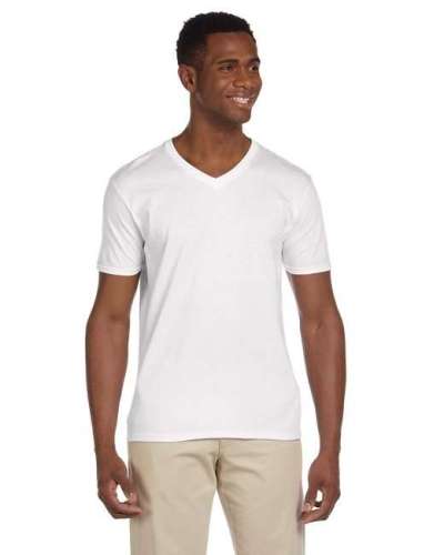 Gildan G64V Adult Softstyle® 4.5 oz. V-Neck T-Shirt