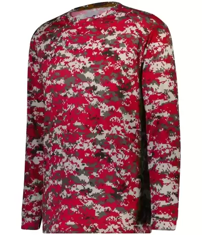 Badger Sport 218400 Youth Digital Long Sleeve Tee