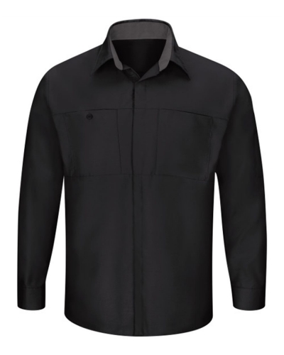 Red Kap SY32 Men's Performance Plus Long Sleeve Shop Shirt with Oilblok Technology