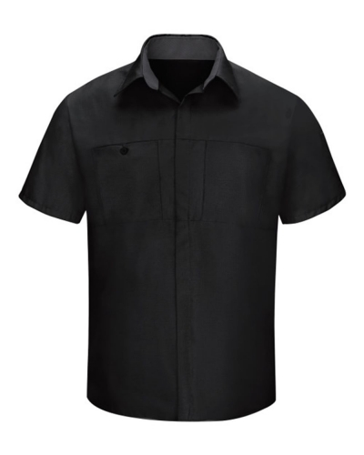 Red Kap SY42 Men's Performance Plus Short Sleeve Shop Shirt with Oilblok Technology