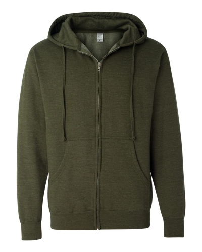 Independent Trading Co. SS4500Z Midweight Full-Zip Hooded Sweatshirt
