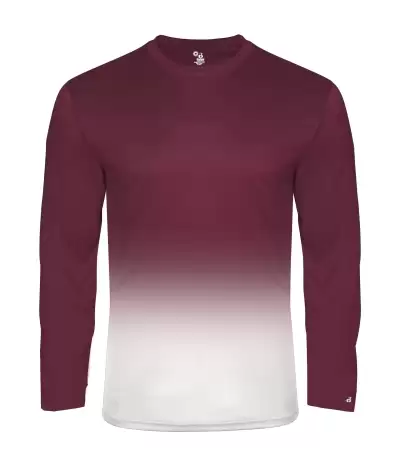 Badger Sport 220400 Ombre L/S Youth Tee
