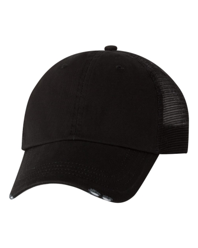 Mega Cap 6887 Frayed-Bill Twill Cap