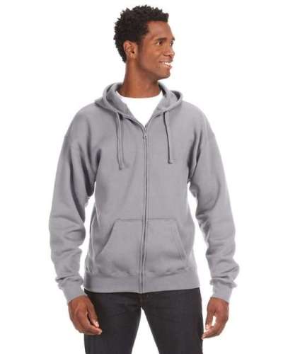 J America JA8821 Adult Premium Full-Zip Fleece Hood