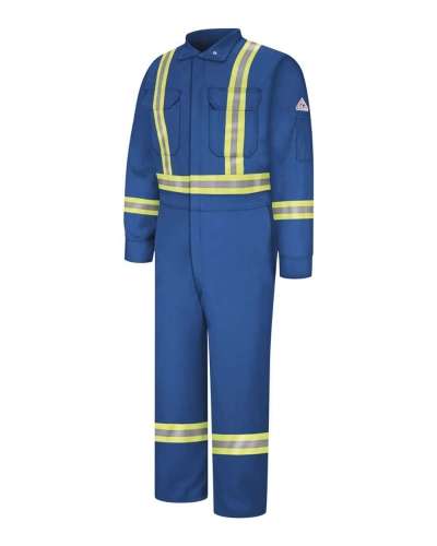 Bulwark CLBC Premium Coverall with CSA Compliant Reflective Trim - EXCEL FR® ComforTouch®.