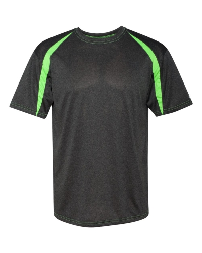 Badger 4340 Pro Heather Fusion Short Sleeve T-Shirt