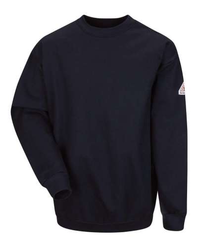 Bulwark SEC2L Pullover Crewneck Sweatshirt - Cotton/Spandex Blend - Long Sizes