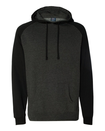 Independent Trading Co. IND40RP Raglan Hooded Sweatshirt