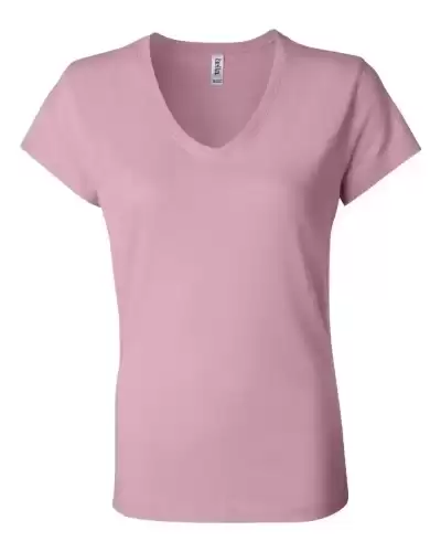BELLA + CANVAS 6005 Women?s Jersey V-Neck Tee 2 Pack