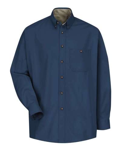 Red Kap SC74 Short Sleeve Cotton Contrast Dress Shirt