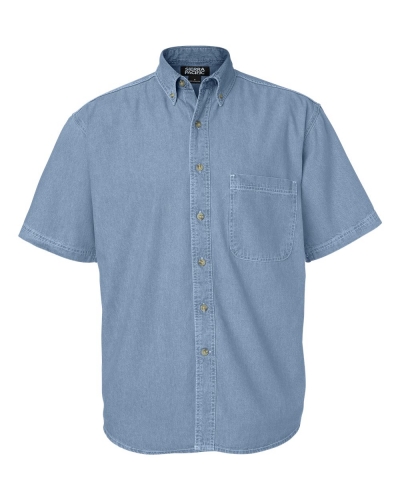 Sierra Pacific 0211 Denim Short Sleeve Shirt