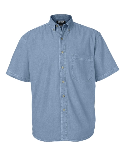 Sierra Pacific 0211 Denim Short Sleeve Shirt