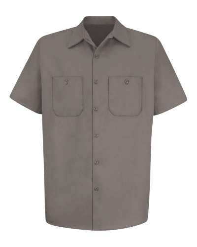 Red Kap SC40L Short Sleeve Uniform Shirt Tall Sizes