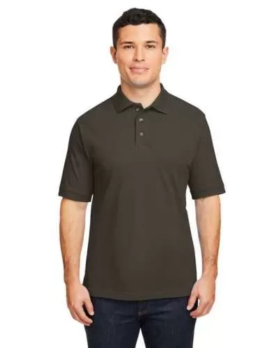 Harriton M200 Men's 6 oz. Ringspun Cotton Pique Short-Sleeve Polo