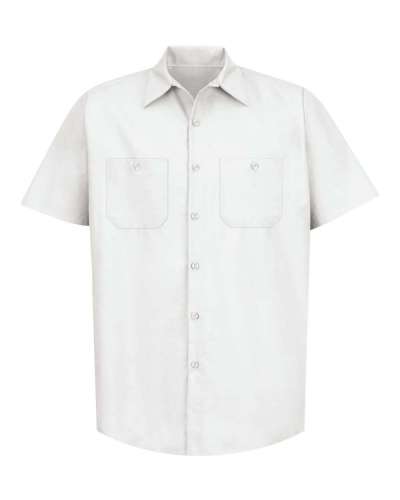 Red Kap SP24L Short Sleeve Work Shirt - Long Sizes