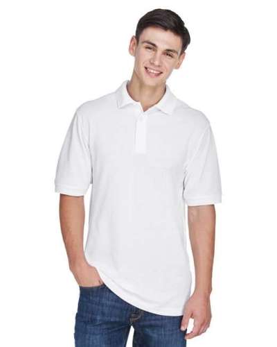 Harriton M265 Men's 5.6 oz. Easy Blend™ Polo