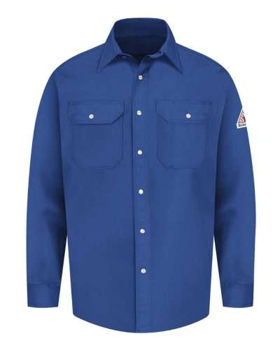 Bulwark SES2L Snap-Front Uniform Shirt - EXCEL FR® Long Sizes